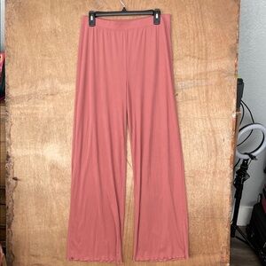 Rachel Zoe Women’s Wide-Leg Lounge Pants - Dusty Rose Women’s Size Medium Casual